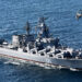 Zatopiony przez Ukraińców krążownik Moskwa fot. wikimedia
