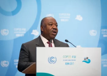 Prezydent Ali Bongo podczas szczytu COP23, 15 listopada 2017, aut. ONZ