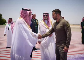 Wizyta prezydenta Ukrainy Wołodymyra Zełenskiego w Królestwie Arabii Saudyjskiej podczas szczytu Ligi Państw Arabskich, 19 maja 2023 roku, aut. Oficjalna Strona Prezydenta Ukrainy president.gov.ua