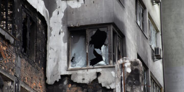 Zniszczony budynek w Buczy fot. Freepik