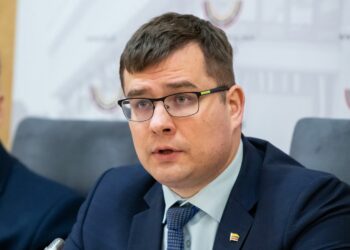 Laurynas Kaszcziunas, 10 lutego 2020 roku, aut. Lietuvos Respublikos Seimas