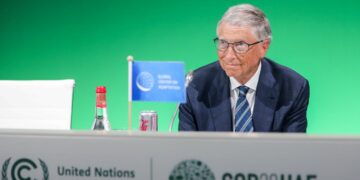 Bill Gates na szczycie COP28, 1 grudnia 2023 rok, aut. COP28 / Christopher Edralin