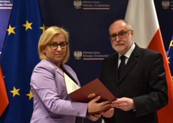 Minister Paulina Hening-Kloska i Maciej Bando