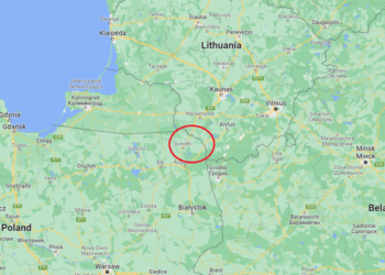 Przesmyk suwalski fot. google map