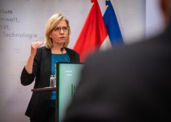 Ministra energetyki Austrii, Leonore Gewessler, aut. @lgewessler z platformy X
