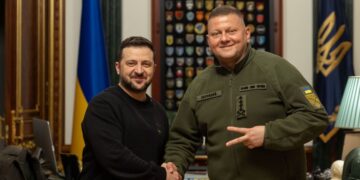 Zełeński i Załużny fot. Prezydent Ukrainy