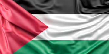 Flaga Palestyny, z Freepik