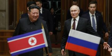 fot. Kim Jong Un i Władimir PutinRussian Presidential Press and Information Office/Gavriil Grigorov/TASS