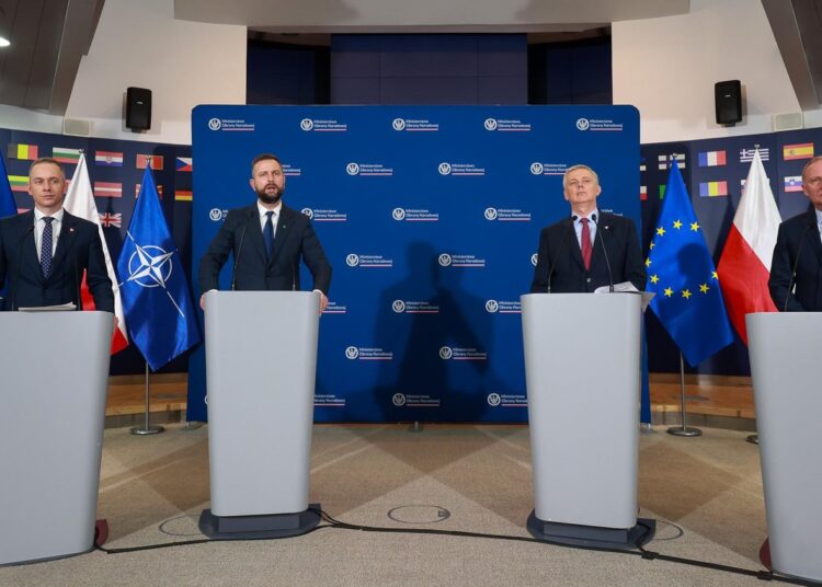 Konferencja ministrów MON i MSWiA fot. Ministerstwo Obrony Narodowej