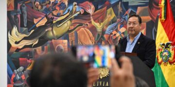 Prezydent Boliwii Luis Arce, 28 czerwca 2024 roku, aut. @LuchoXBolivia z platformy X