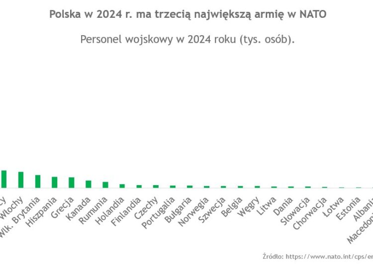 Liczebność armii NATO fot. x.com/JacekSiewiera