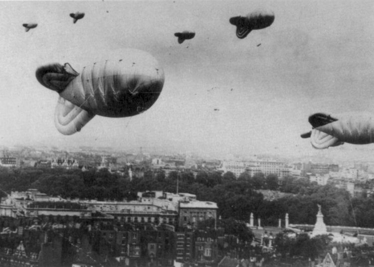 Brytyjskie balony zaporowe przeciwko V-1