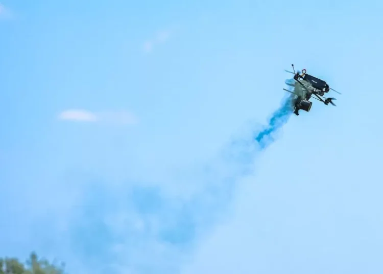 Testy litewskich dronów na Ukrainie fot. MON Litwy