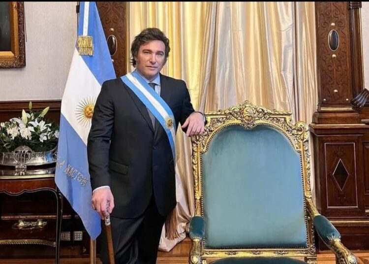 Prezydent Argentyny Javier Milei, aut. @JMileiElecto z platformy X