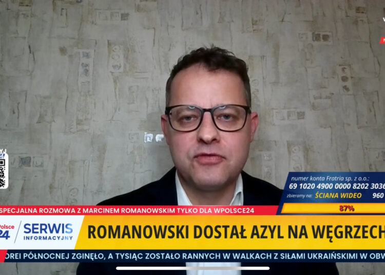 – Zostałem uznany za osobę, której grożą prześladowania polityczne w Polsce – powiedział w wywiadzie dla telewizji wPolsce24 Marcin Romanowski.